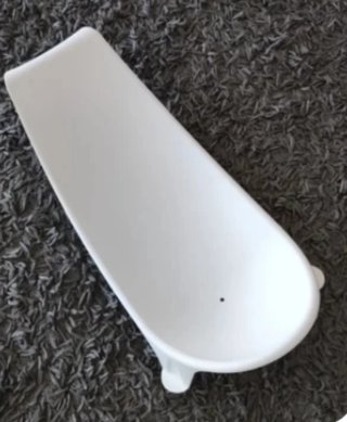 Asiento de baño para bebé blanco