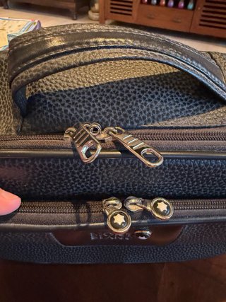 Neceser MontBlanc Cuero Negro
