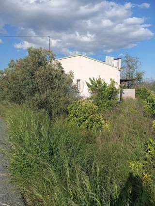 Terreno con casa y piscina.son diez taullas .