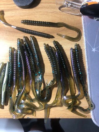vinilos para la pesca del black bass