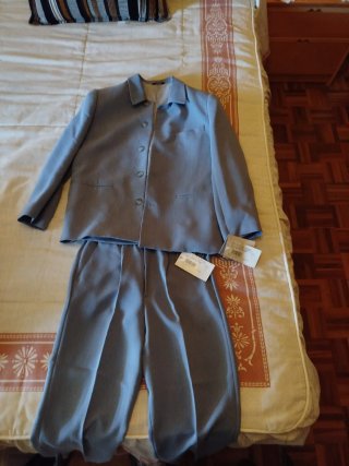 Traje de comunión azul
