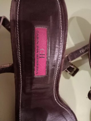 Sandalias Marrones y Doradas