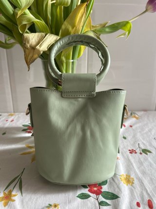 Bolso lazo verde 2 en 1