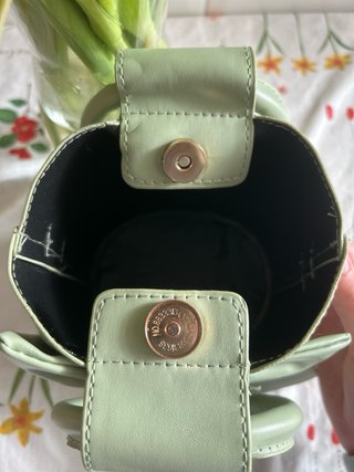 Bolso lazo verde 2 en 1