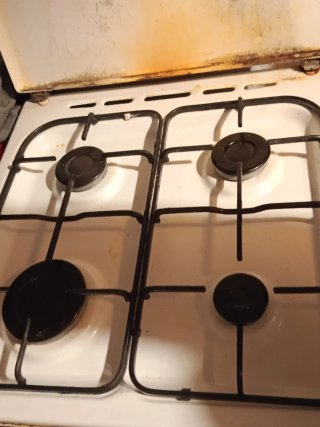 Cocina de gas con horno