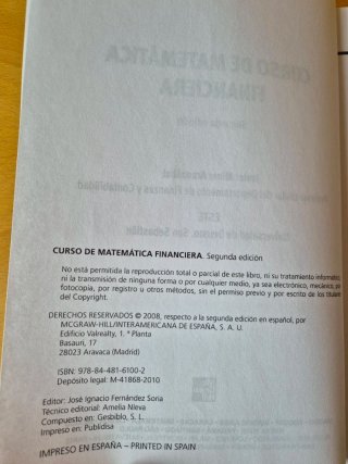 Libro curso matematicas financieras