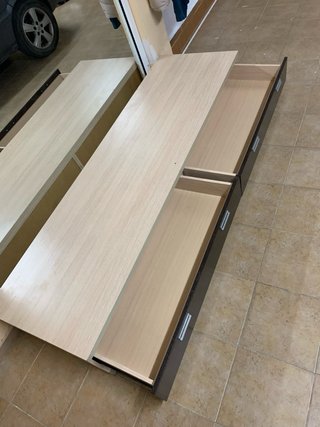 Mueble TV Largo Madera Estilo Moderno