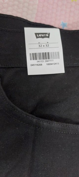 Pantalón Levi's Negro Loneta