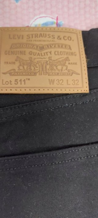 Pantalón Levi's Negro Loneta