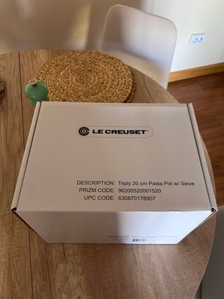 Olla Le Creuset para Pasta Acero Inoxidable 5L