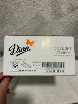 Zuecos Blancos DIAN EVA Plus Unisex
