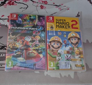 Mario Kart 8 Deluxe Precintado y Mario Maker 2