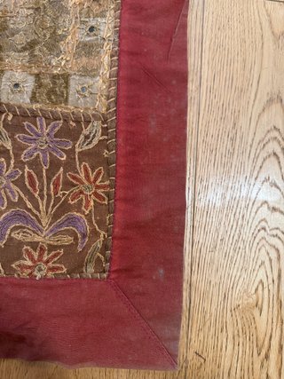 Arazzo Indiano Patchwork Anni '70 210x264