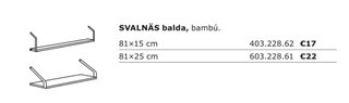 Estantería SVALNÄS IKEA Madera y Metal