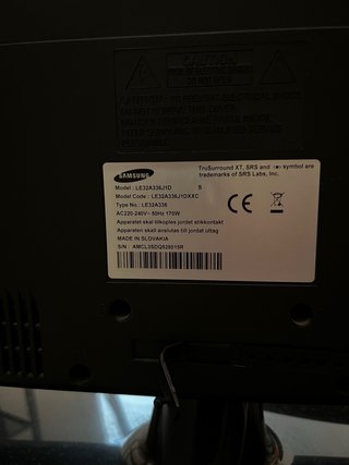 Televisor Samsung Negro
