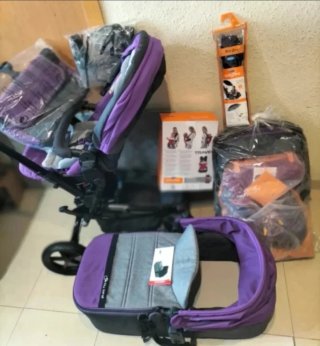 Carrito Bebé Jane Epic 4 piezas + Accesorios