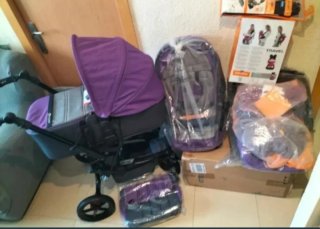 Carrito Bebé Jane Epic 4 piezas + Accesorios