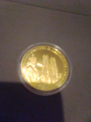 Moneda Isabel II Corona Dorada