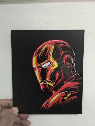 Hueforge Iron Man Arte 3D