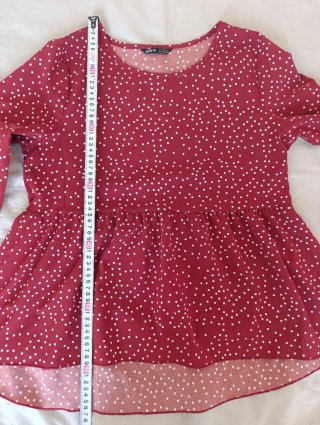 Blusa Shein lunares talla M