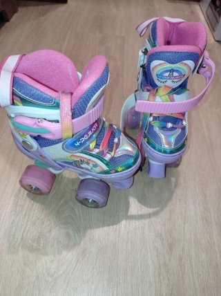 Patines 4 ruedas unicornio talla XS