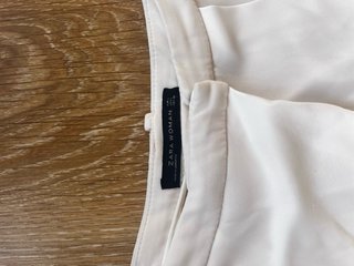 Falda pantalón Zara blanca