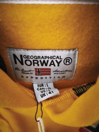 Sudadera Geographical Norway Amarilla