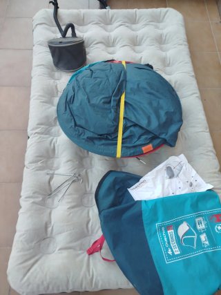 Pack Camping 2p Tienda + Colchon