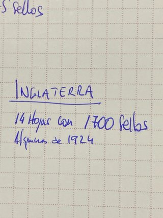 Sellos Inglaterra 1924