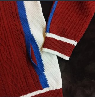 Cárdigan Adidas Cable Knit Talla L