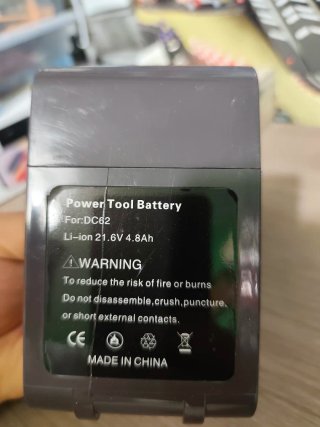 Dyson batería DC62 21,6V=4,8A