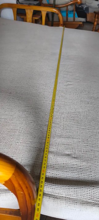 Sofá Cama Tela y Madera