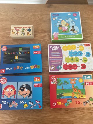 Lote de 5 juegos infantiles