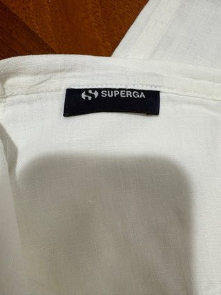 Pantaloni 100%  lino bianchi .  Tg. 46 Superga