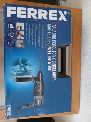 Taladro percutor y cincelador Ferrex
