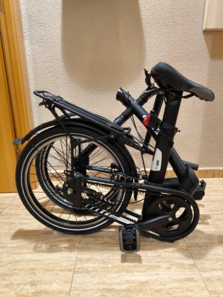 Bicicleta Plegable BTWIN Tilt 720 Negra