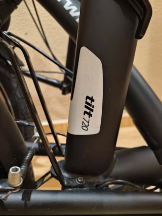 Bicicleta Plegable BTWIN Tilt 720 Negra