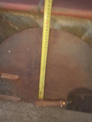 Puerta de metal para horno