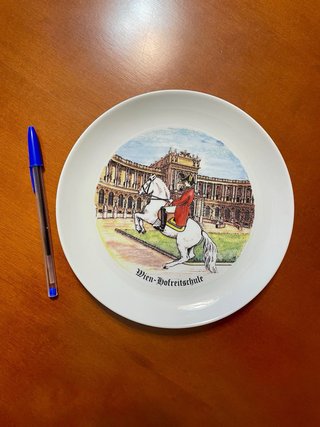 Plato de postre Austria Wien-Hofreitschule