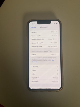 iPhone 13 Mini 128GB Blanco