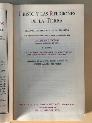 Cristo y las religiones de la tierra.