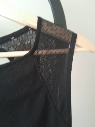 Vestido negro Pull and Bear talla 32