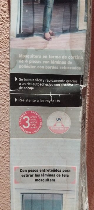 2 Mosquiteras Cortina Poliéster