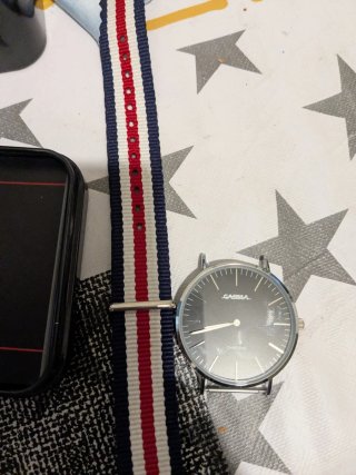 Reloj Casima Negro con Correa Multic