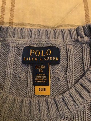 Jersey Polo Ralph Lauren ochos azul cielo