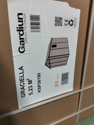Caseta jardín resina Graciella beige 5,23 m²