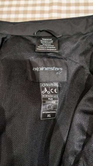 Chaqueta Moto Verano Alpinestars Negra