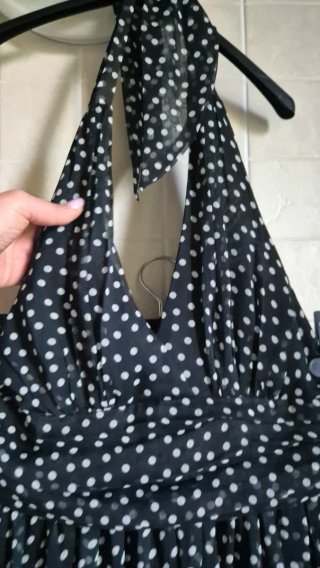 Abito fantasia pois nero e bianco