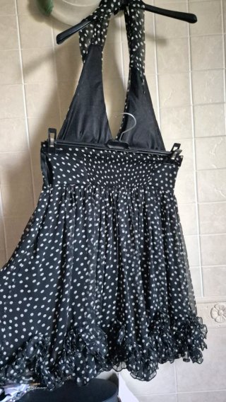Abito fantasia pois nero e bianco
