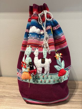 Sacca /zaino peruviana artigianale